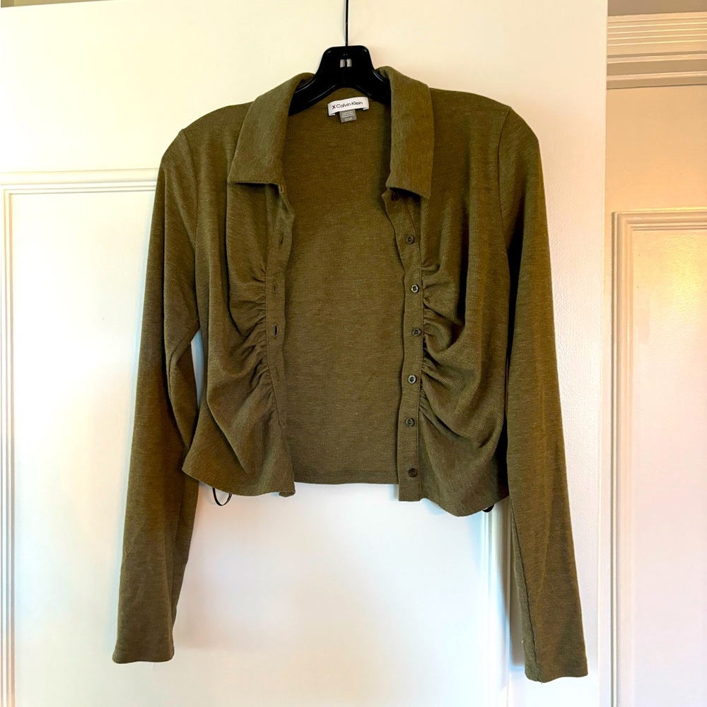 Calvin Klein Long Sleeve Blouse